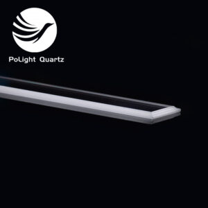 Customized shape beveled Quartz Glass Plate