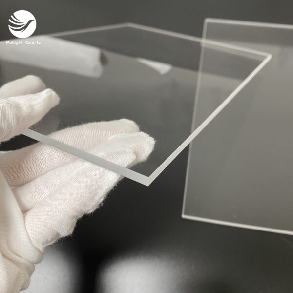 Transparent fused silica glass Quartz Glass Plate high transparency - Image 2
