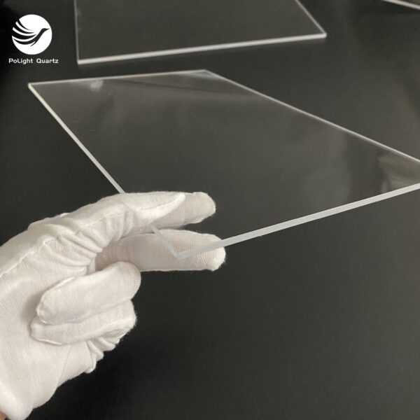 Transparent fused silica glass Quartz Glass Plate high transparency - Image 3