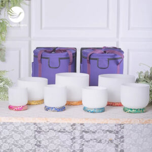 High Quality wholesale Chakra Crystal Singing Bowl set Made By Chinese Factory