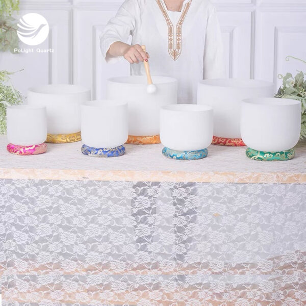 High Quality wholesale Chakra Crystal Singing Bowl set Made By Chinese Factory - Image 3