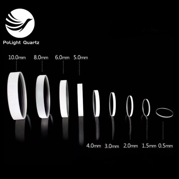 Quartz Glass Plate OEM Size Clear Round disk Fused Silica Quartz Glass Disc - Image 3