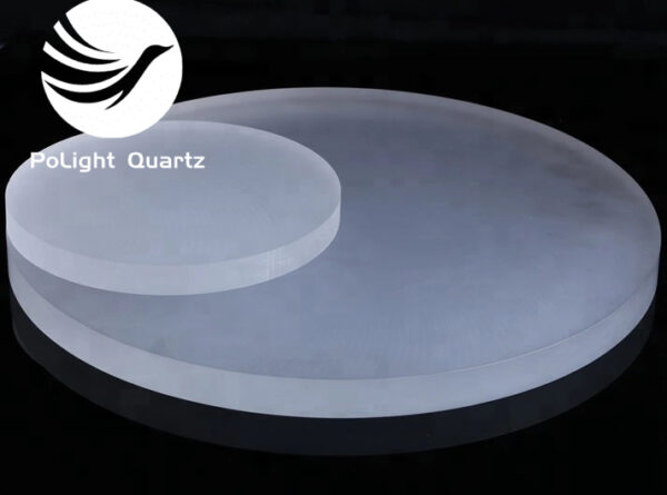 Ground Quartz Glass Plate heat resistant quartz disc for viewing window use - Image 4