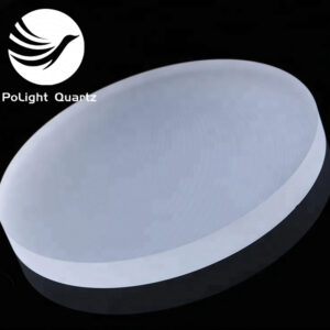Ground Quartz Glass Plate heat resistant quartz disc for viewing window use