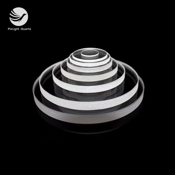 Quartz Glass Plate OEM Size Clear Round disk Fused Silica Quartz Glass Disc - Image 2